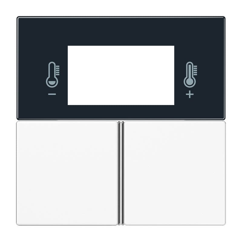 Jung - Kit touche pour régulateur KNX Art. 4093KRMTSD / LS 990 Blanc