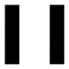 Jung - Kit touche complet 1 voie F50 / LS 990 Noir