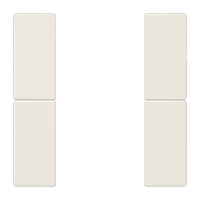 Jung - Kit touche complet 2 voies F50 / LS 990 Ivoire