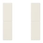 Jung - Kit touche complet 2 voies F50 / LS 990 Ivoire