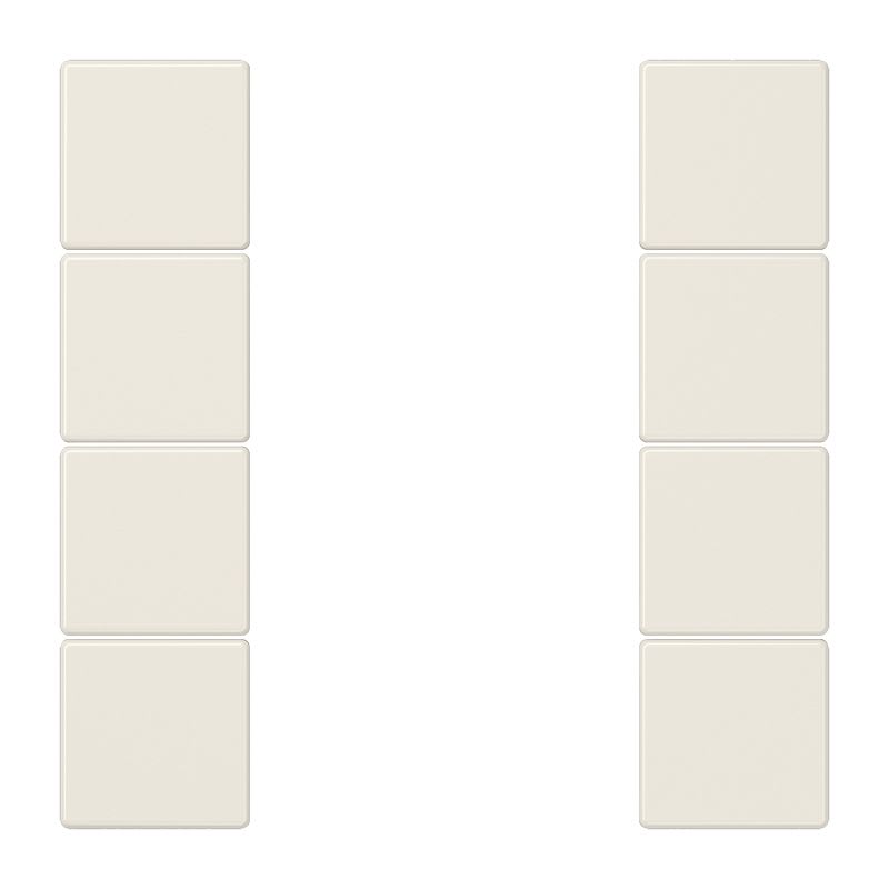 Jung - Kit touche complet 4 voies F50 / LS 990 Ivoire