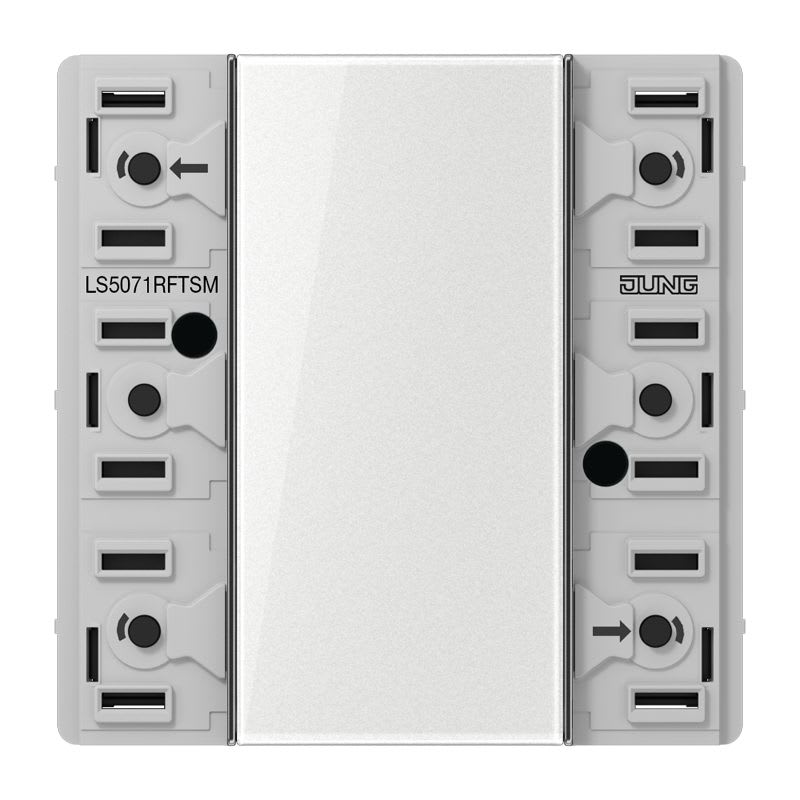 Jung - Module 3 voies émetteur mural KNX RF F50 / LS 990