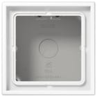 Jung - Boîtier saillie avec cadre 1 poste / LS 990 Blanc