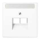 Jung - Enjoliveur pour prise IAE/UAE / LS 990 Blanc