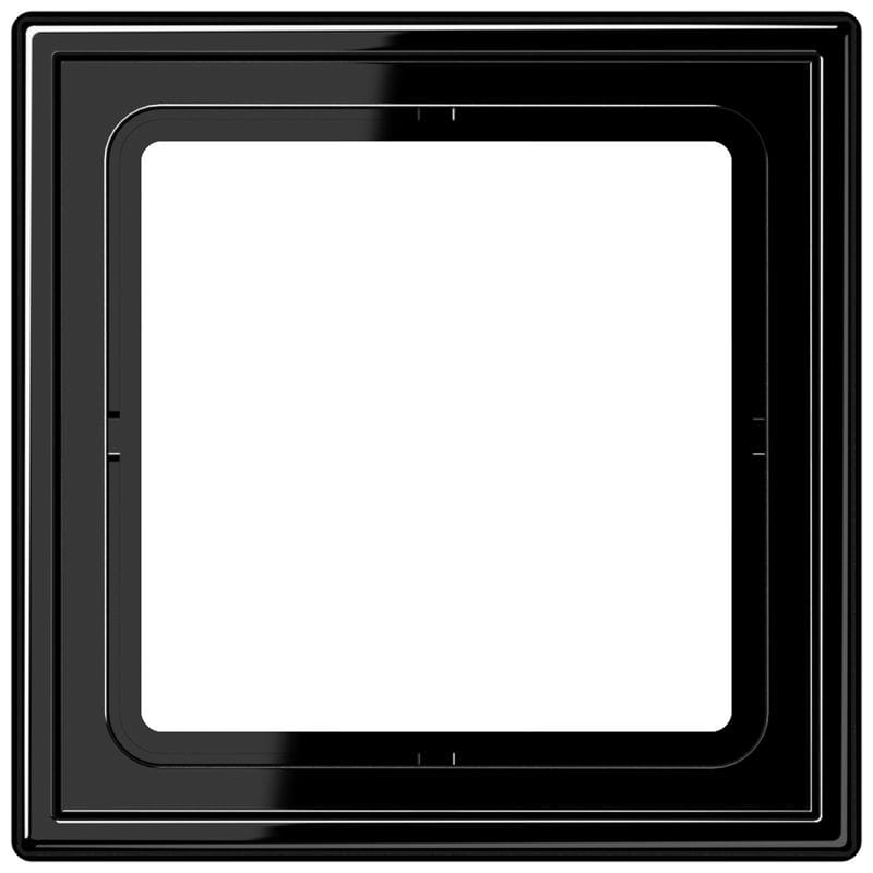 Jung - Cadre 1 poste / LS 990 Noir