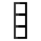 Jung - Cadre 3 postes / LS 990 Noir