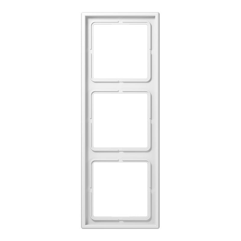 Jung - Cadre 3 postes / LS 990 Blanc