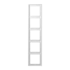 Jung - Cadre 5 postes / LS 990 Blanc