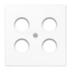 Jung - Enjoliveur pour prise TV-FM-SAT Hirschmann / LS 990 Blanc