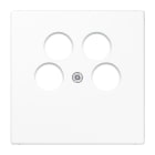 Jung - Enjoliveur pour prise TV-FM-SAT Ankaro / LS 990 Blanc