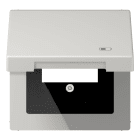 Jung - Enjoliveur couvercle symbole USB / LS 990 Gris clair
