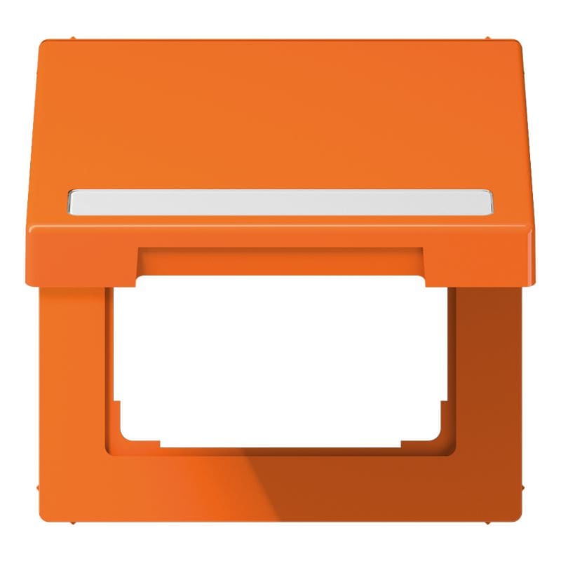 Jung - Enjoliveur couvercle avec porte étiquette / LS 990 Orange