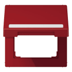 Jung - Enjoliveur couvercle avec porte étiquette / LS 990 Rouge