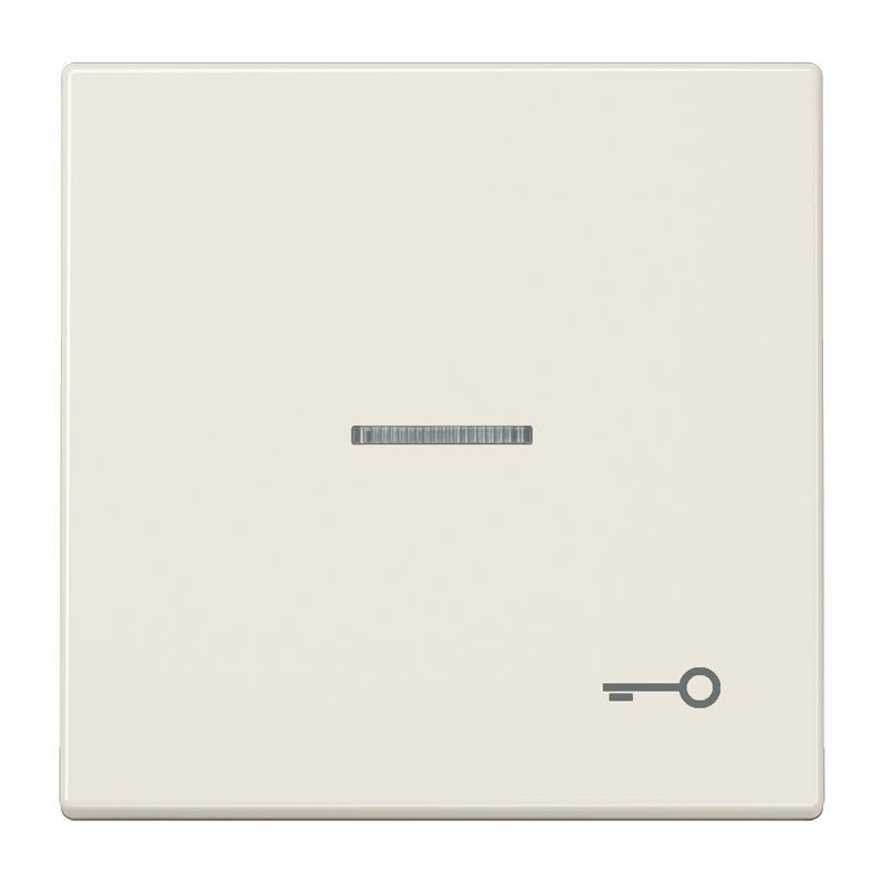 Jung - Enjo avec symb "gâche" à voyant / LS 990 Ivoire