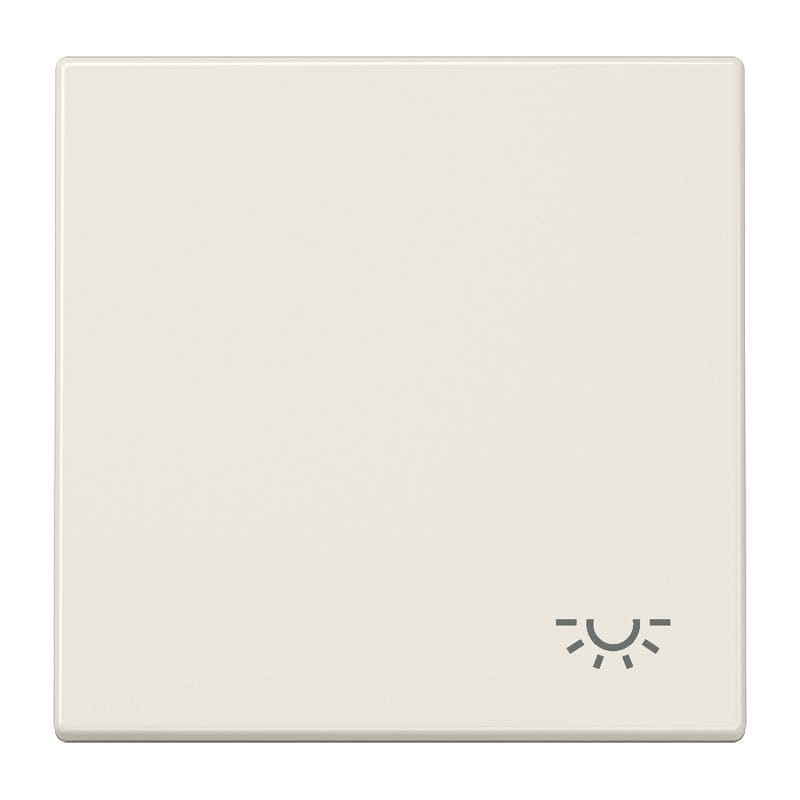 Jung - Enjo avec symbole "lumière" / LS 990 Ivoire