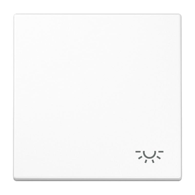 Jung - Enjo avec symbole "lumière" / LS 990 Blanc