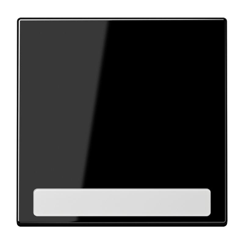 Jung - Enjoliveur simple touche porte étiquette / LS 990 Noir