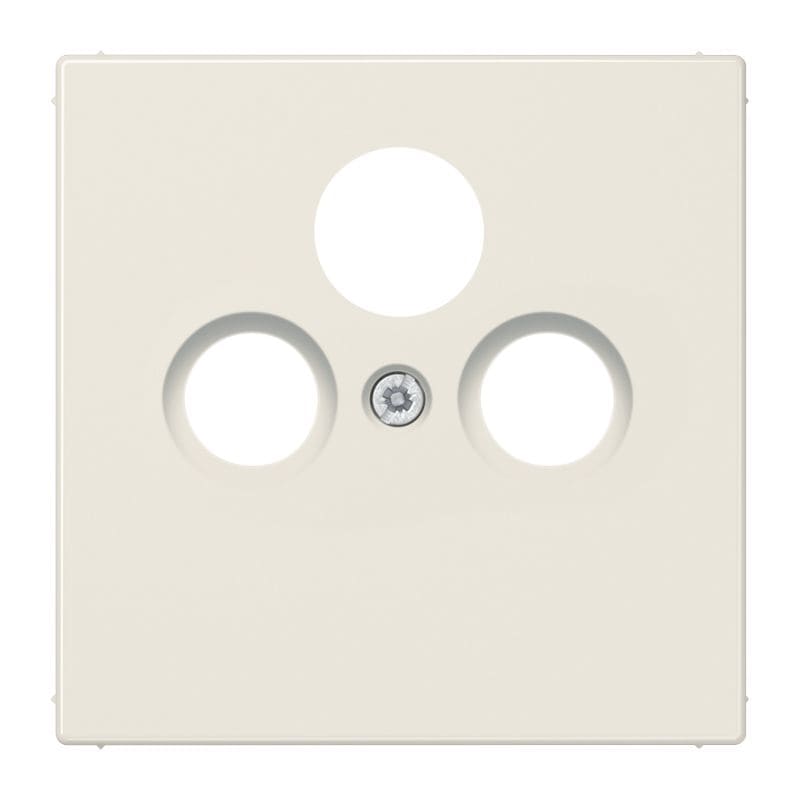 Jung - Enjoliveur pour prise TV-FM-SAT / LS 990 Ivoire