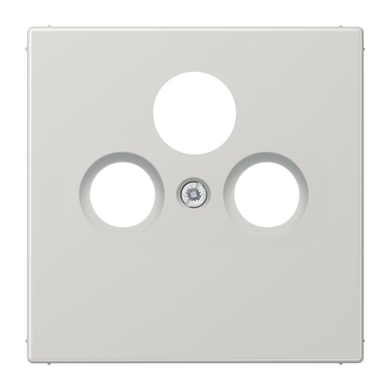 Jung - Enjoliveur pour prise TV-FM-SAT / LS 990 Gris clair