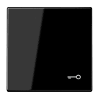 Jung - Enjoliveur simple touche avec symbole "gâche" / LS 990 Noir