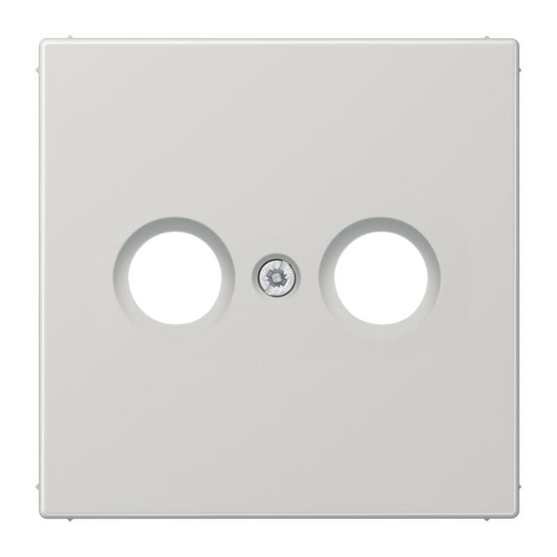 Jung - Enjoliveur pour prise TV-FM / LS 990 Gris clair