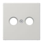 Jung - Enjoliveur pour prise TV-FM / LS 990 Gris clair