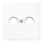 Jung - Enjoliveur pour prise TV-FM / LS 990 Blanc