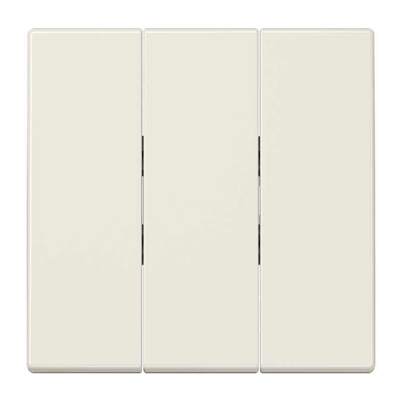 Jung - Enjoliveur pour inter+BP 3 voies / LS 990 Ivoire