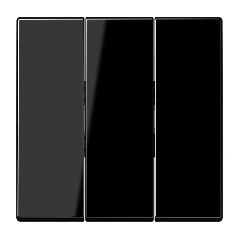 Jung - Enjoliveur pour inter+BP 3 voies / LS 990 Noir