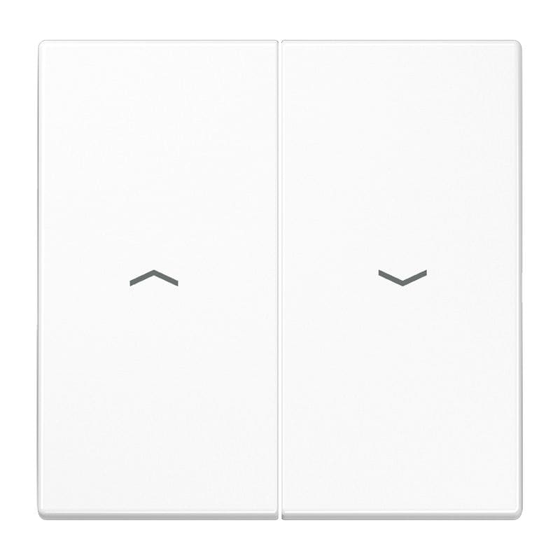 Jung - Enjoliveur double touche IN+BP VR-store / LS 990 Blanc