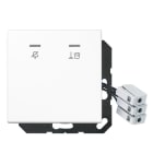 Jung - Enjoliveur Hôtel, poste extérieur 230 V / LS 990 Blanc