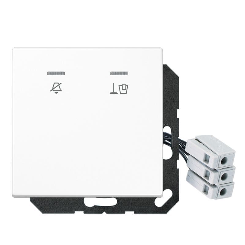Jung - Enjoliveur Hôtel, poste extérieur 24 V / LS 990 Blanc