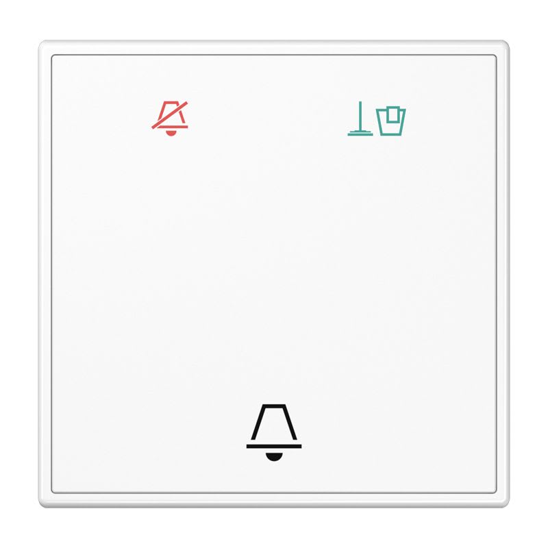 Jung - Enjoliveur Hôtel, poste extérieur / LS 990 Verre Blanc