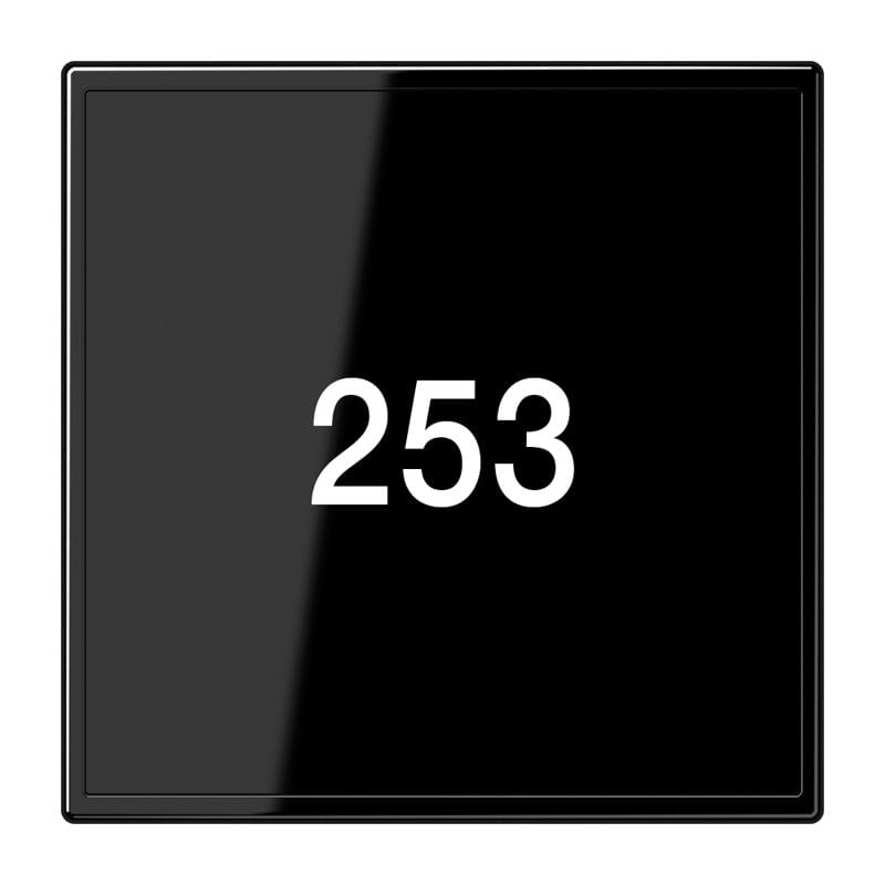 Jung - Enjoliveur signal lumineux / LS 990 Verre Noir