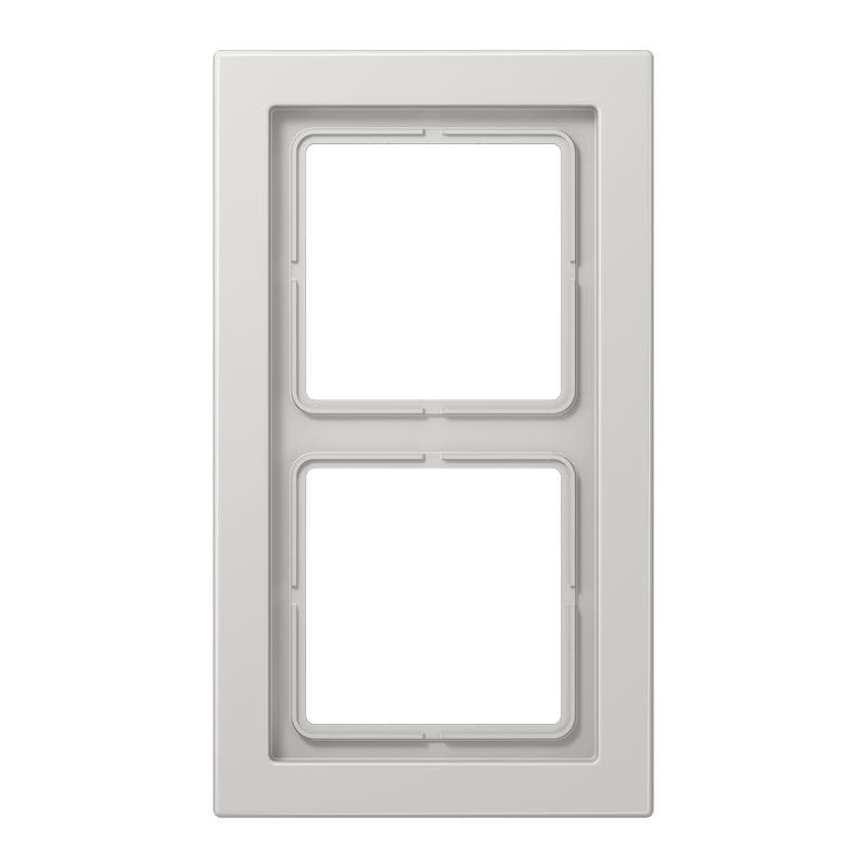 Jung - Cadre 2 postes / LS DESIGN Gris clair