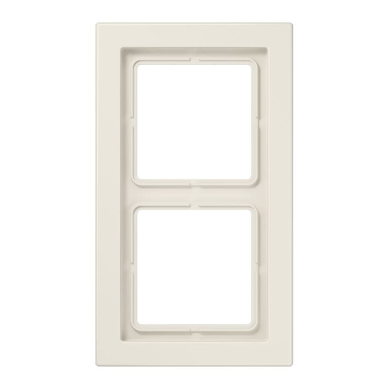 Jung - Cadre 2 postes / LS DESIGN Ivoire