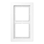 Jung - Cadre 2 postes / LS DESIGN Blanc