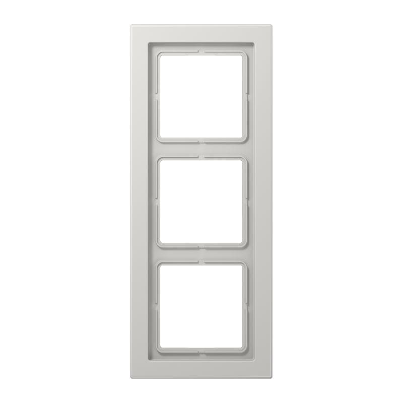 Jung - Cadre 3 postes / LS DESIGN Gris clair