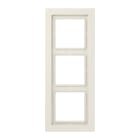 Jung - Cadre 3 postes / LS DESIGN Ivoire
