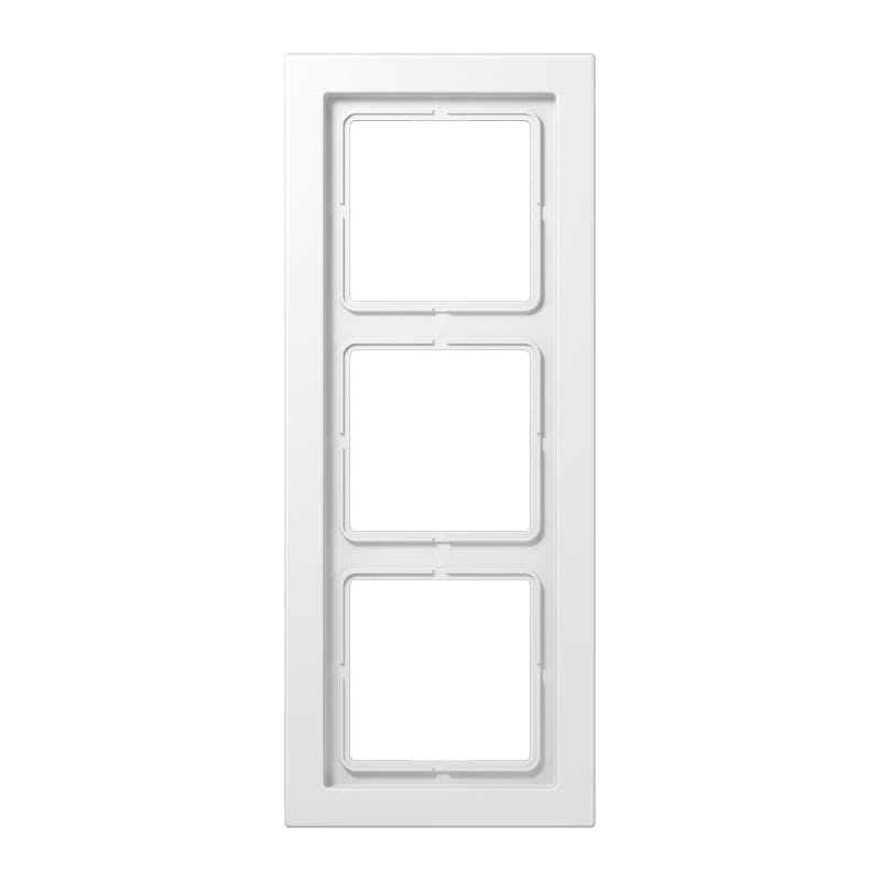 Jung - Cadre 3 postes / LS DESIGN Blanc