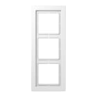 Jung - Cadre 3 postes / LS DESIGN Blanc