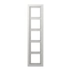 Jung - Cadre 5 postes / LS DESIGN Gris clair