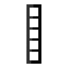 Jung - Cadre 5 postes / LS DESIGN Noir
