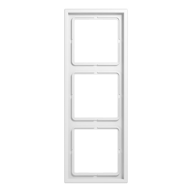Jung - Cadre 3 poste / LS ZERO Blanc