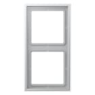 Jung - Cadre 2 poste / LS ZERO Aluminium