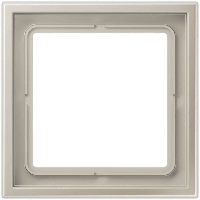 Jung - Cadre 1 poste/ LS ZERO Métal Inox