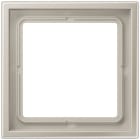 Jung - Cadre 1 poste/ LS ZERO Métal Inox