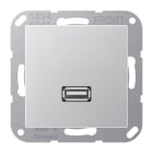 Jung - Connecteur Multimédia 1 x USB 2.0 2.0 / A 500 Aluminium