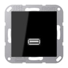 Jung - Connecteur Multimédia 1 x USB 2.0 2.0 / A 500 Noir