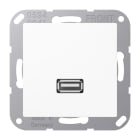Jung - Connecteur Multimédia 1 x USB 2.0 2.0 / A 500 Blanc